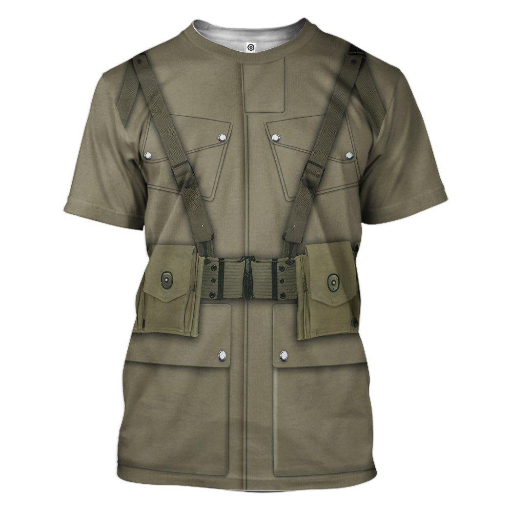 Gearhuman 3D 82nd Airborne Soldier Tshirt Hoodie Apparel GK071212 3D Apparel T-Shirt S 
