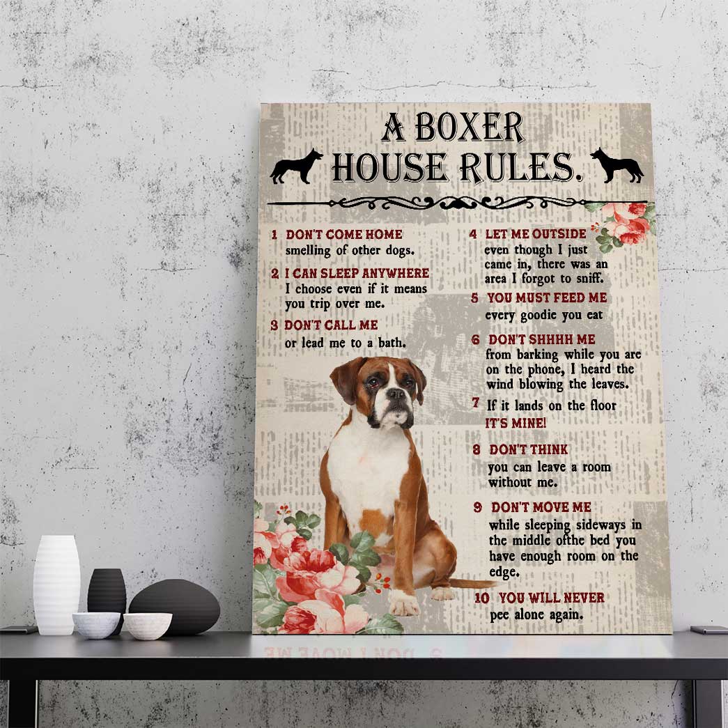 Gearhuman 3D A Boxer House Rules Canvas GK04023 Canvas
