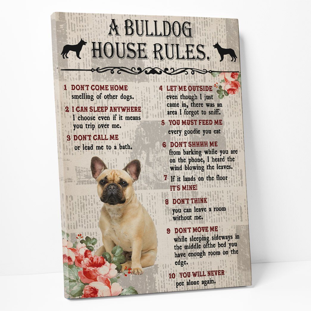 Gearhuman 3D A Bulldog House Rules Canvas GK040225 Canvas