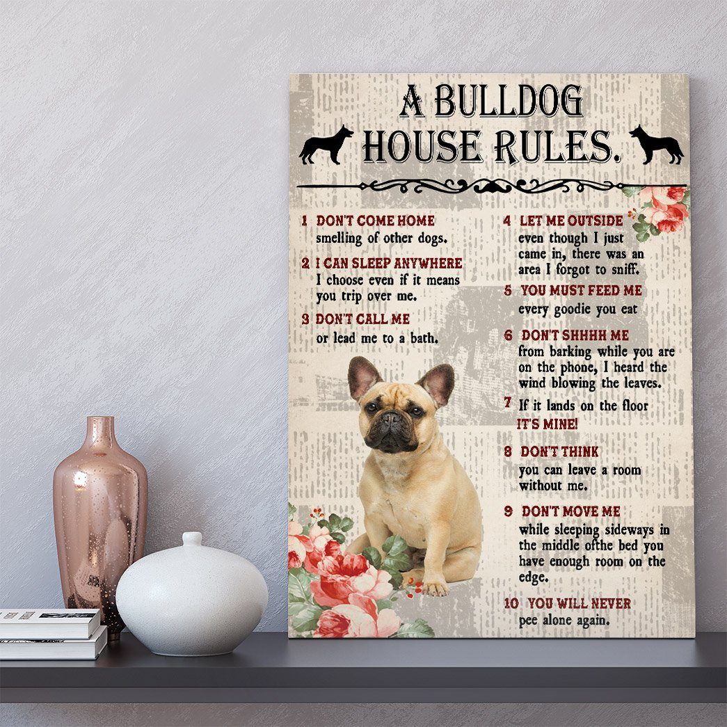 Gearhuman 3D A Bulldog House Rules Canvas GK040225 Canvas