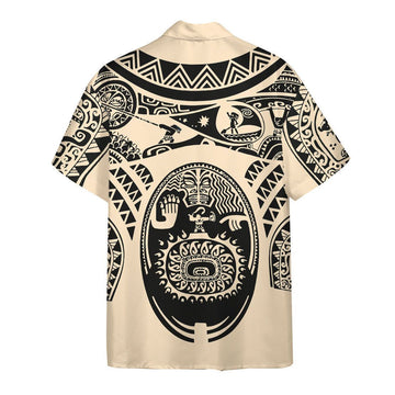 Gearhuman 3D A Demigod Of Hawaii Tatto Hawaii Shirt ZK0207214 Short Sleeve Shirt 