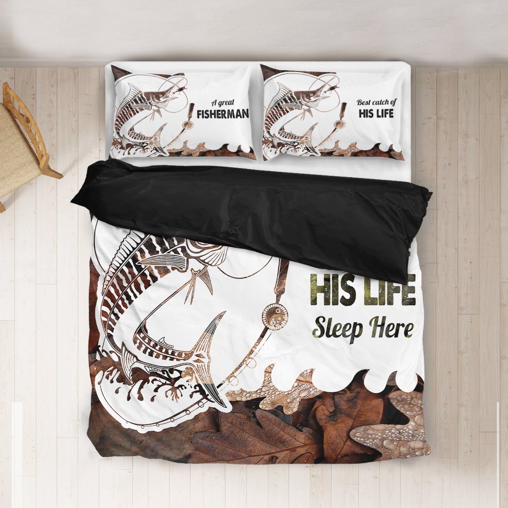 Gearhuman 3D A Fisherman And His Best Catch Bedding Set GK250120 Bedding Set