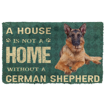 Gearhumans 3D A House Is Not A Home German Shepherd Dog Doormat