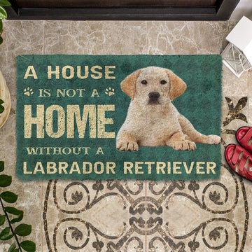 Gearhumans 3D A House Is Not A Home Labrador Retrievers Dog Doormat