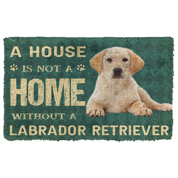 Gearhumans 3D A House Is Not A Home Labrador Retrievers Dog Doormat
