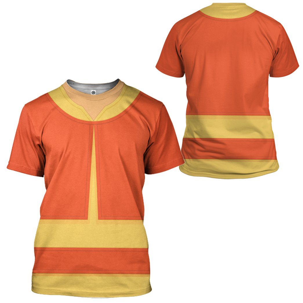 Gearhumans 3D Aang Avatar The Last Airbender Tshirt Hoodie Apparel