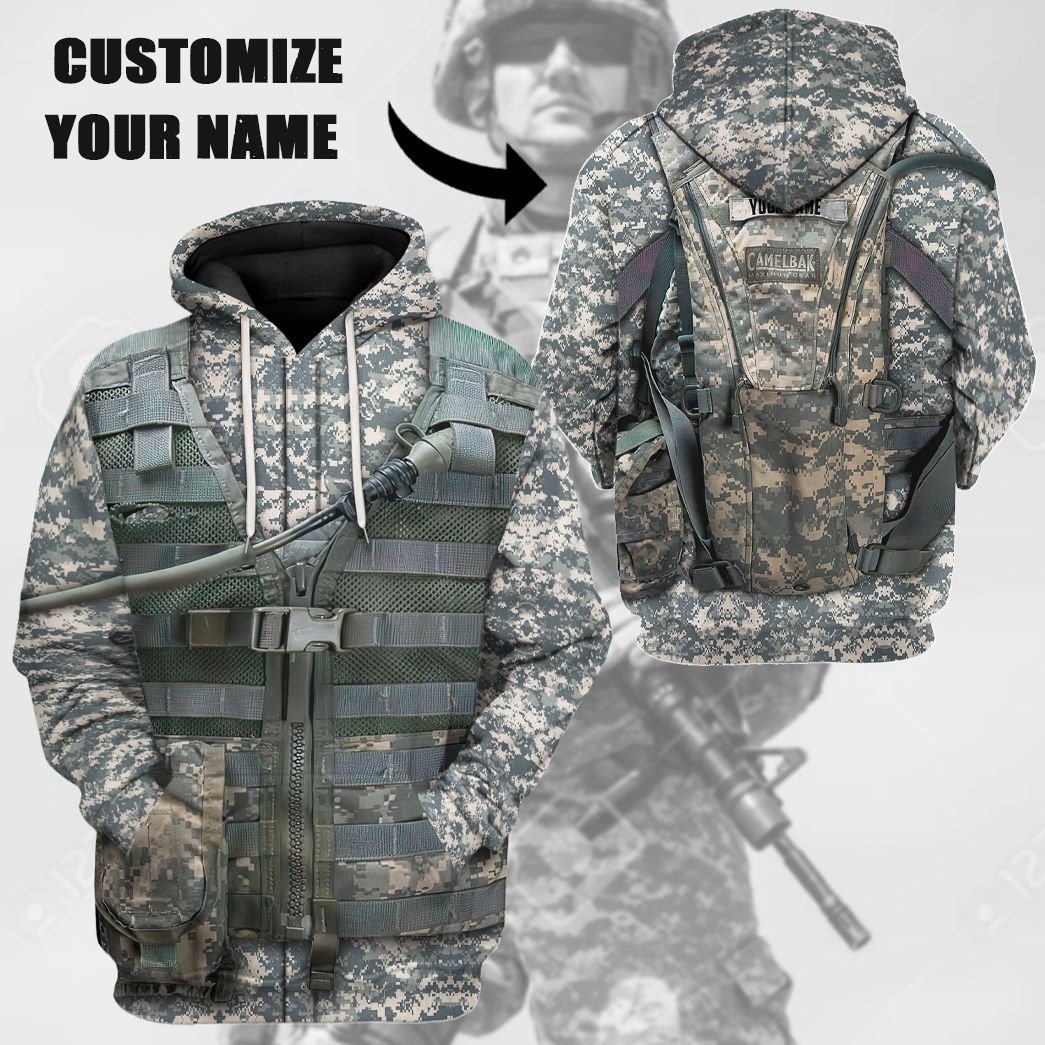 3d printed tactical gear Gearhumans 3D AIRBORNE UNIFORM Custom Name Tshirt Hoodie Appreal