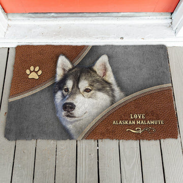 Gearhumans 3D Alaskan Malamute Doormat