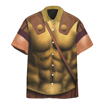 Gearhumans 3D Alexander the Great Custom Short Sleeve Shirt