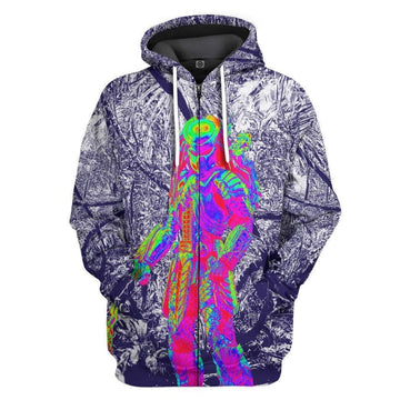 Gearhumans 3D Alien Custom Hoodie Apparel