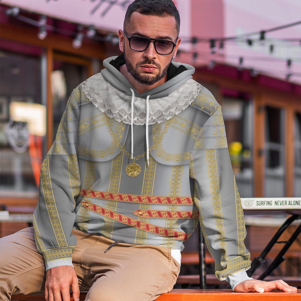 Gearhuman 3D Ambrogio Spinola Custom Hoodie Apparel GV040915 3D Custom Fleece Hoodies 