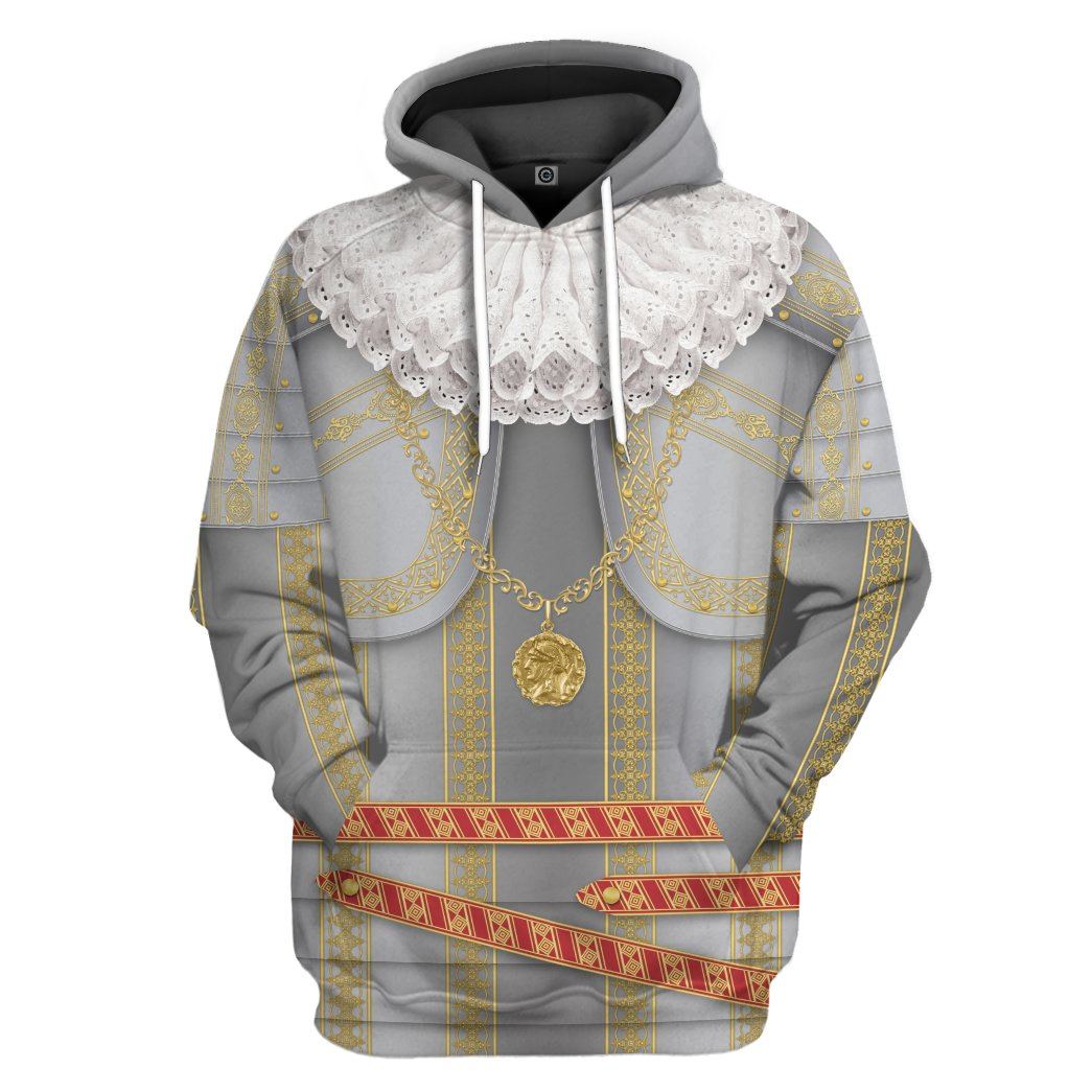 Gearhuman 3D Ambrogio Spinola Custom Hoodie Apparel GV040915 3D Custom Fleece Hoodies Hoodie S 