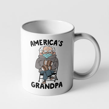Gearhumans 3D America s Grandpa Custom Mug