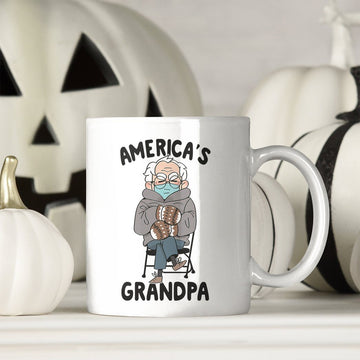 Gearhumans 3D America s Grandpa Custom Mug