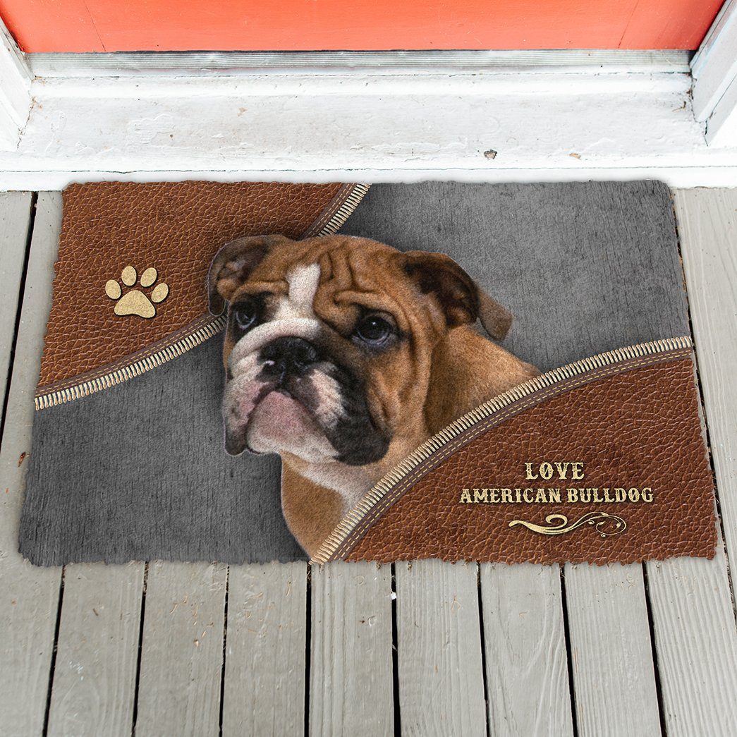 Gearhuman 3D American Bulldog Doormat GV24024 Doormat