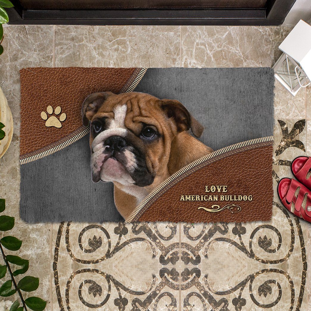 Gearhuman 3D American Bulldog Doormat GV24024 Doormat