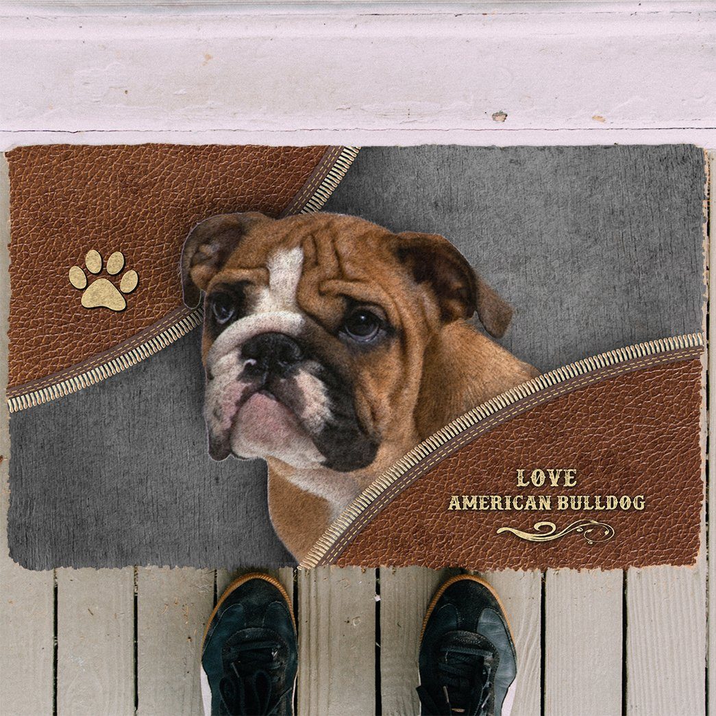 Gearhuman 3D American Bulldog Doormat GV24024 Doormat