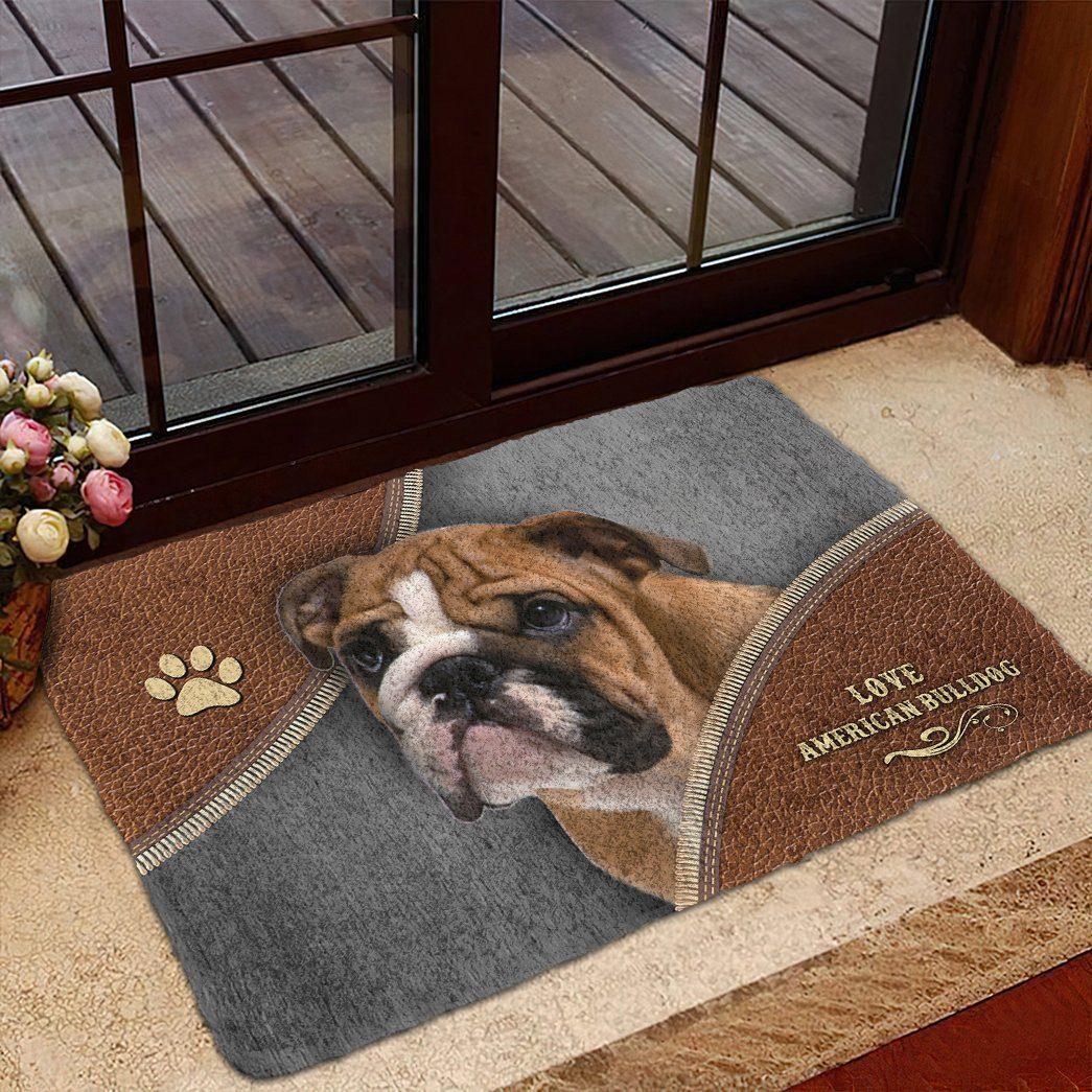 Gearhuman 3D American Bulldog Doormat GV24024 Doormat