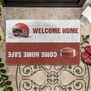 Gearhumans 3D American Football Welcome Home Custom Doormat