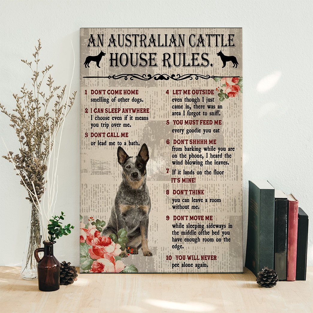 Gearhuman 3D An Australian Cattle House Rules Canvas GK04028 Canvas