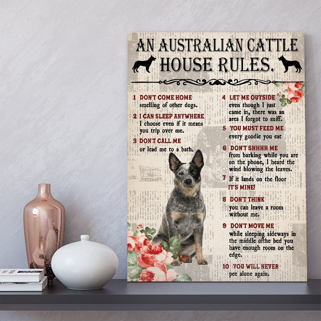 Gearhuman 3D An Australian Cattle House Rules Canvas GK04028 Canvas