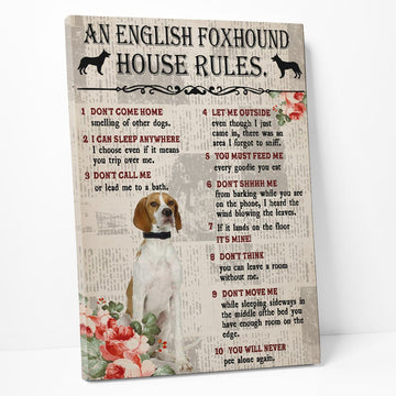 Gearhumans 3D An English Foxhound House Rules Canvas