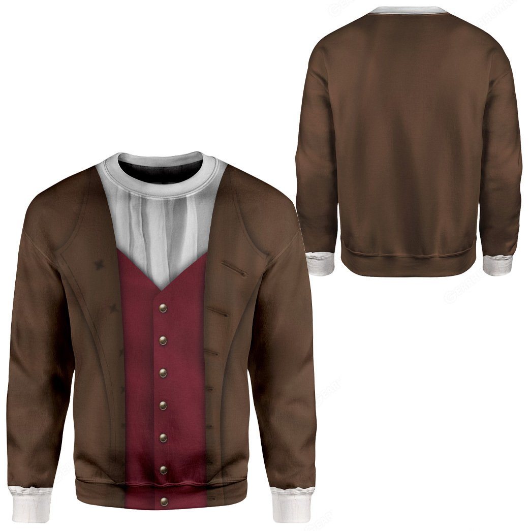Gearhuman 3D Ancient Costume Thomas Jefferson Custom Sweatshirt Apparel GV09093 Sweatshirt 