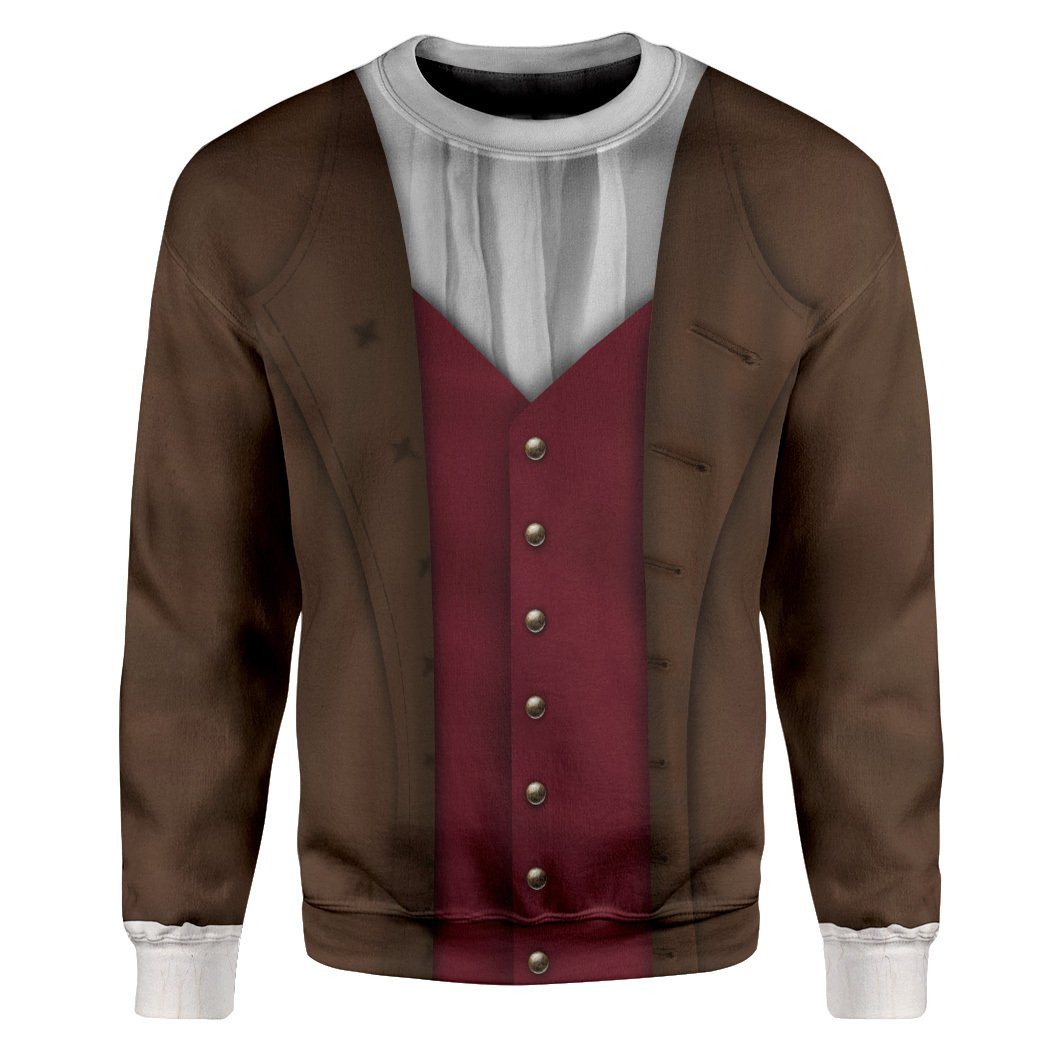 Gearhuman 3D Ancient Costume Thomas Jefferson Custom Sweatshirt Apparel GV09093 Sweatshirt Sweatshirt S 