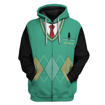 Gearhumans 3D Animal Crossing Tom Nook Custom Hoodie Apparel