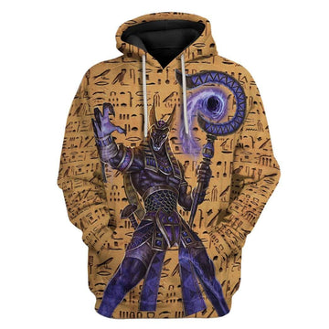 Gearhuman 3D Anubis Egyptian Ancient God Custom T-Shirts Hoodies Apparel HD-TA1002202 3D Custom Fleece Hoodies Hoodie S 