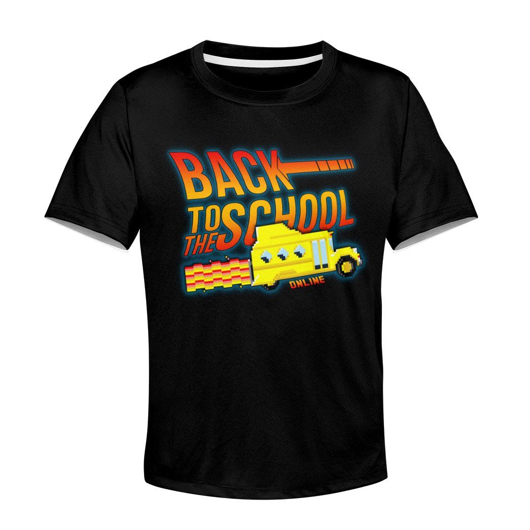 Gearhuman 3D Back To School Online Custom Kid Tshirt GW27087 Kid 3D T-Shirt Kid T-Shirt 3XS 