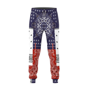 Gearhumans 3D Bandana Custom Sweatpants Apparel