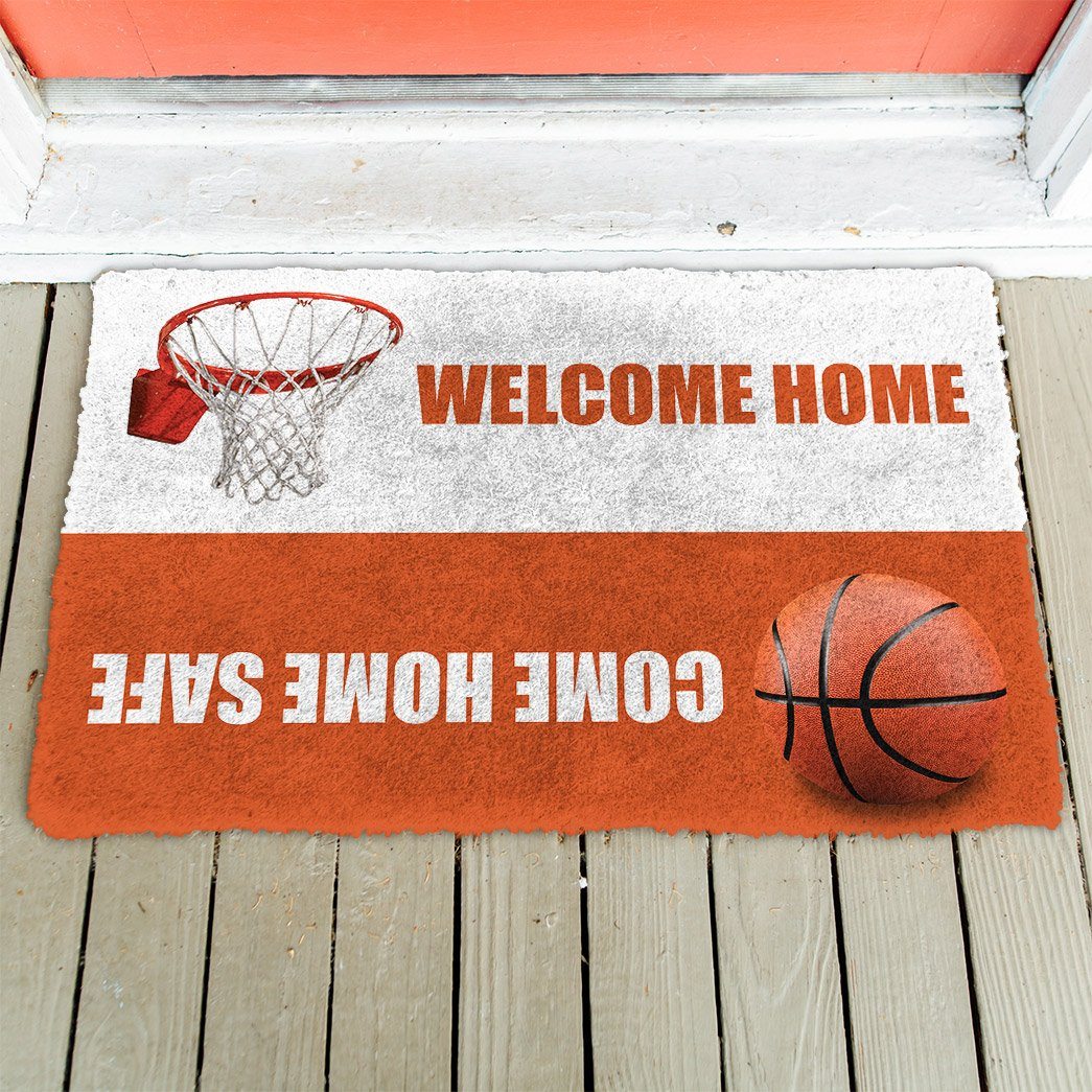 Gearhuman 3D Baseketball Welcome Home Custom Doormat GB23025 Doormat