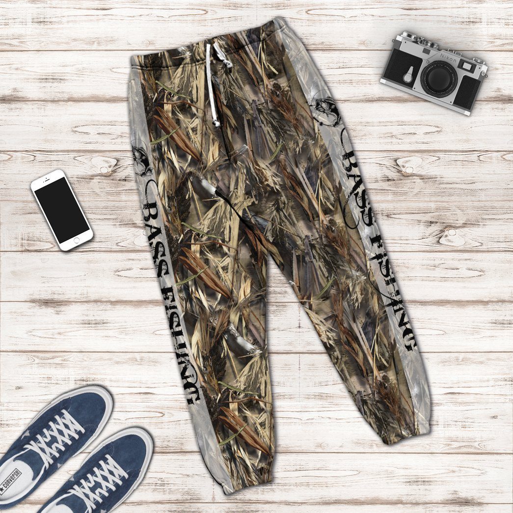 Gearhuman 3D Bass Fishing Custom Sweatpants GB180210 Sweatpants