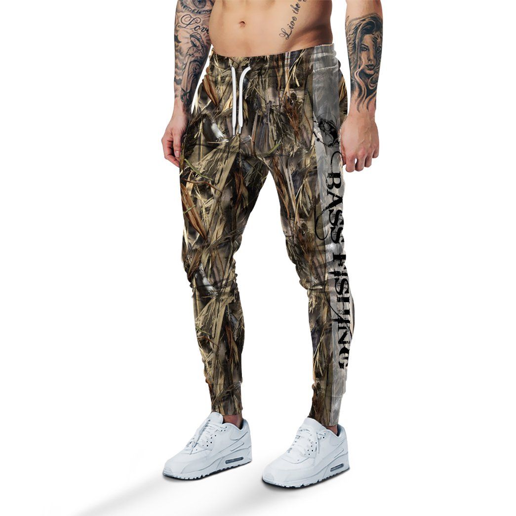 Gearhuman 3D Bass Fishing Custom Sweatpants GB180210 Sweatpants Sweatpants S