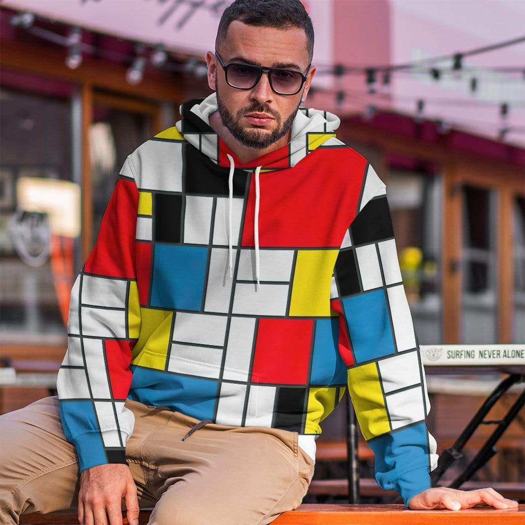 Red yellow and sales blue hoodie