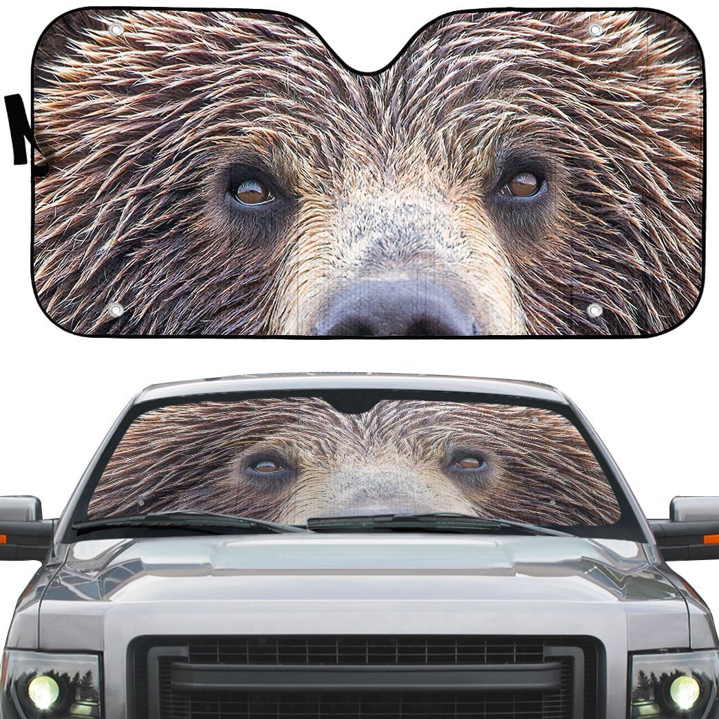 Gearhuman 3D Bear Eyes Sunshade ZK0207219 Auto Sunshade 