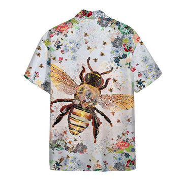 Gearhuman 3D Bee Hawaii Shirt