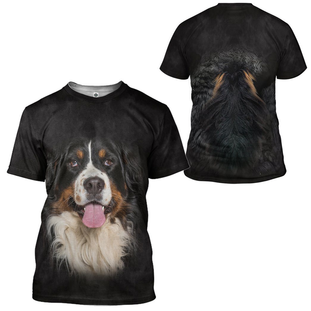 Gearhuman 3D Bernese Mountain Dog Tshirt Hoodie Apparel GV05036 3D Apparel