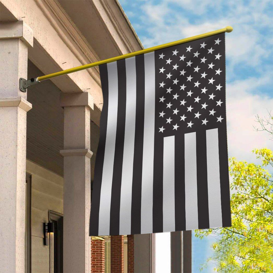 Gearhuman 3D Black American Custom Flag GW25062111 House Flag 