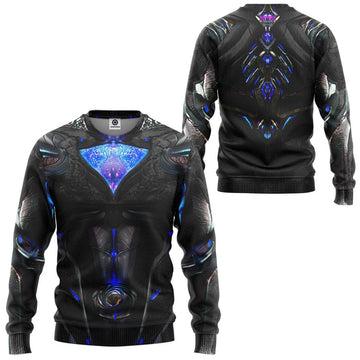 Gearhumans 3D Black Power Ranger 2017 Custom Sweatshirt Apparel