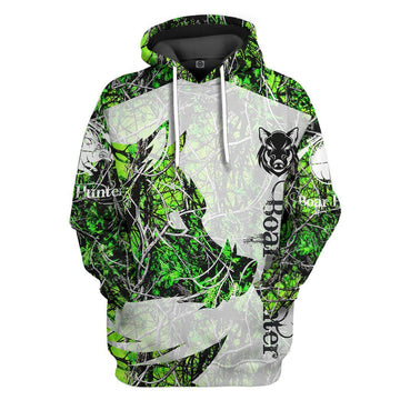 Gearhumans 3D Boar Hunter Green Custom Tshirt Hoodie Apparel