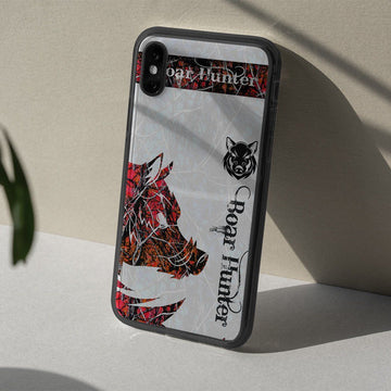 Gearhumans 3D Boar Hunter Red Custom Phone Case