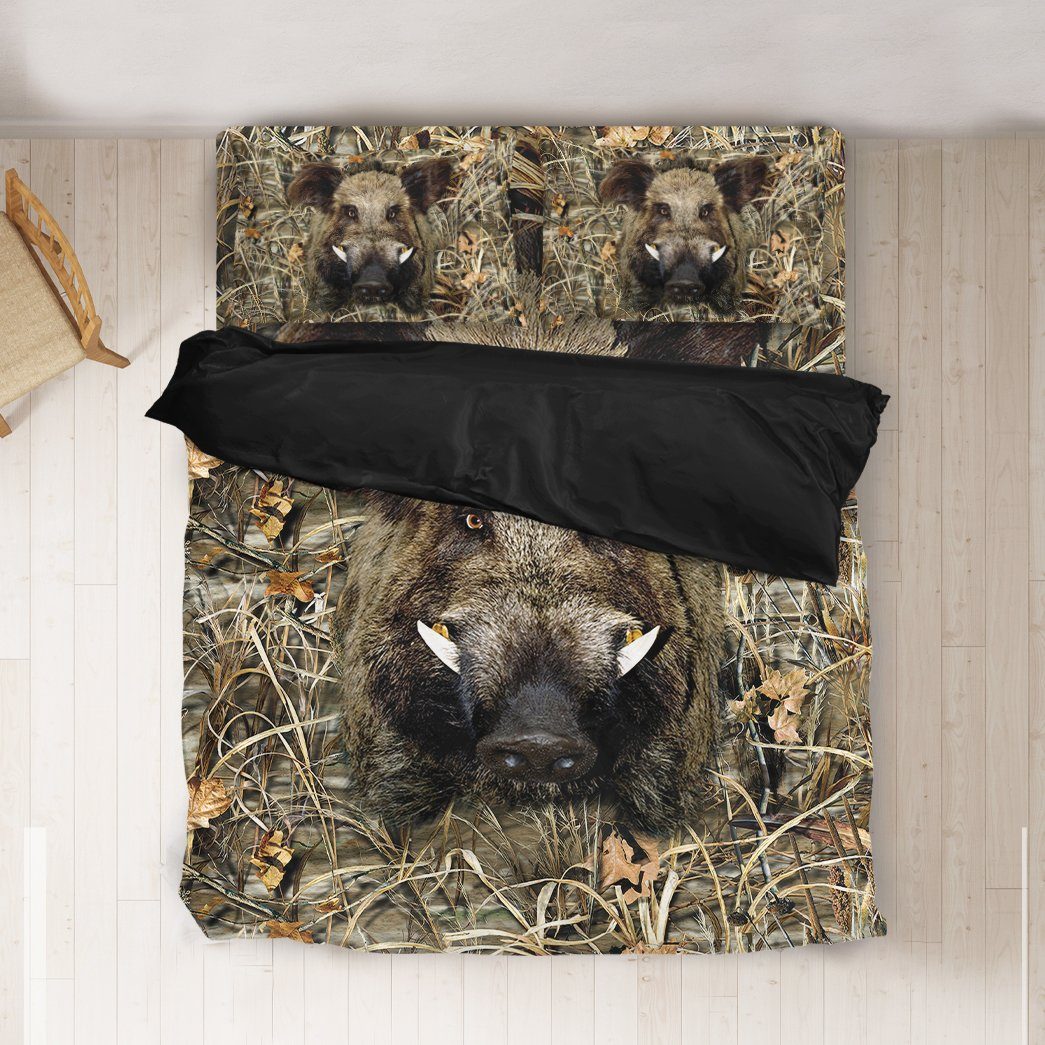Gearhuman 3D Boar Hunting Bedding Set GL04121 Bedding Set 