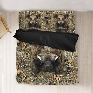 Gearhumans 3D Boar Hunting Bedding Set