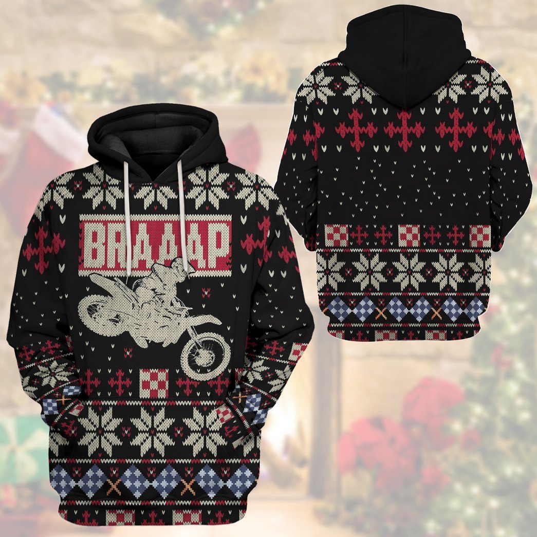 Dirt bike christmas sweater outlet