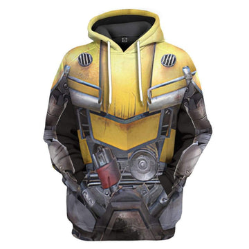 Gearhumans 3D BumbleBee Costume Hoodie Apprarel