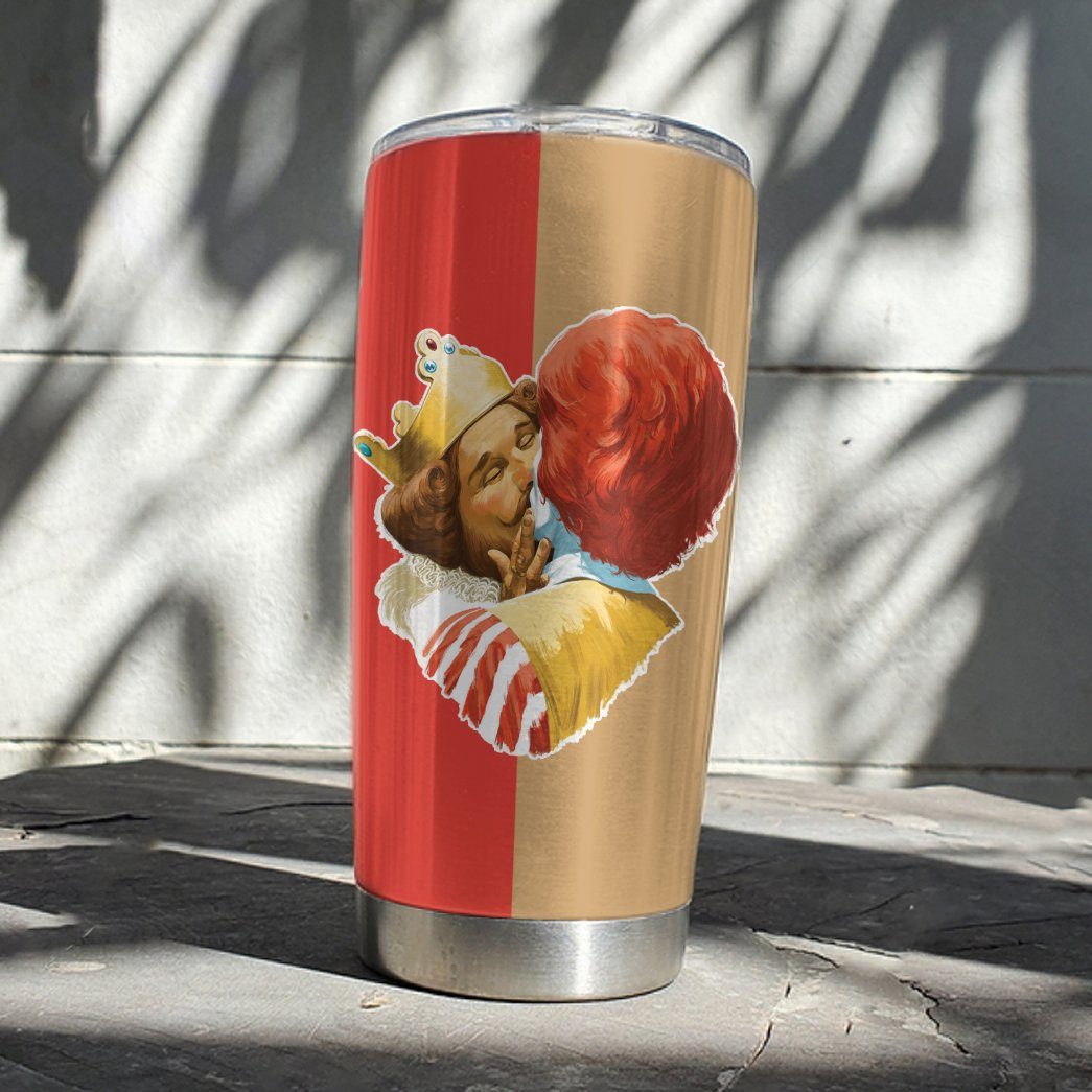 Gearhuman 3D Burger King Gets Passionate With McDonaldŸ??s Custom Design Vacuum Insulated Tumbler GQ15093 Tumbler 