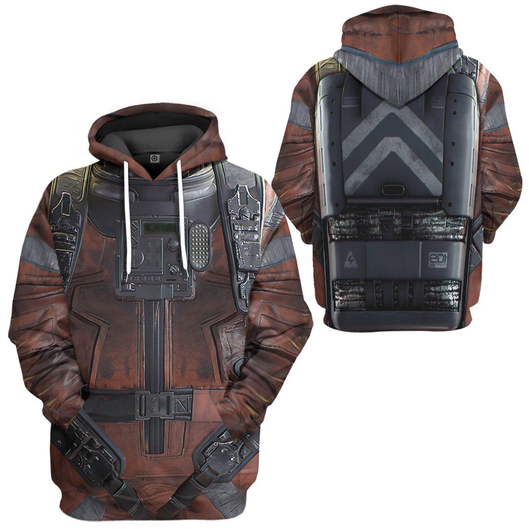 Gearhumans 3D Call of Duty Infinite Warfare Custom Hoodie Apparel