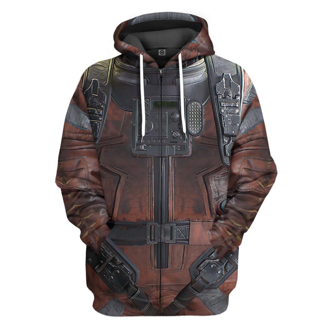 Gearhuman 3D Call of Duty Infinite Warfare Custom Hoodie Apparel GT16091 3D Custom Fleece Hoodies Zip Hoodie S 